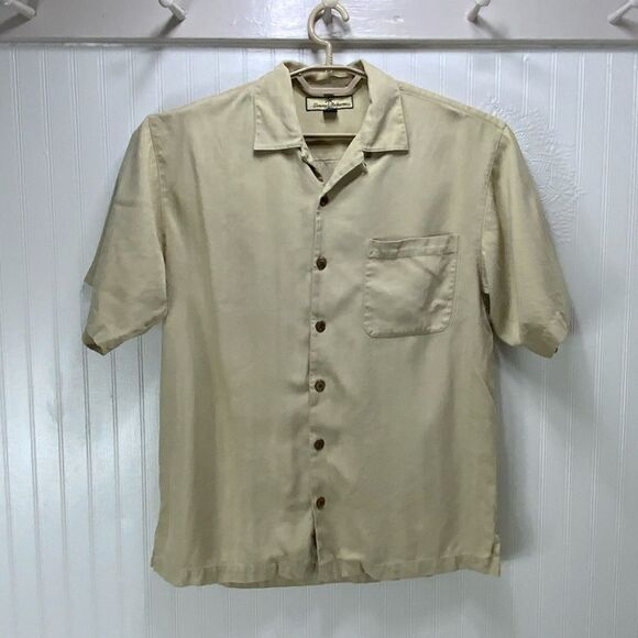 TOMMY BAHAMA 100% silk short sleeve shirt - Picture 1 of 4